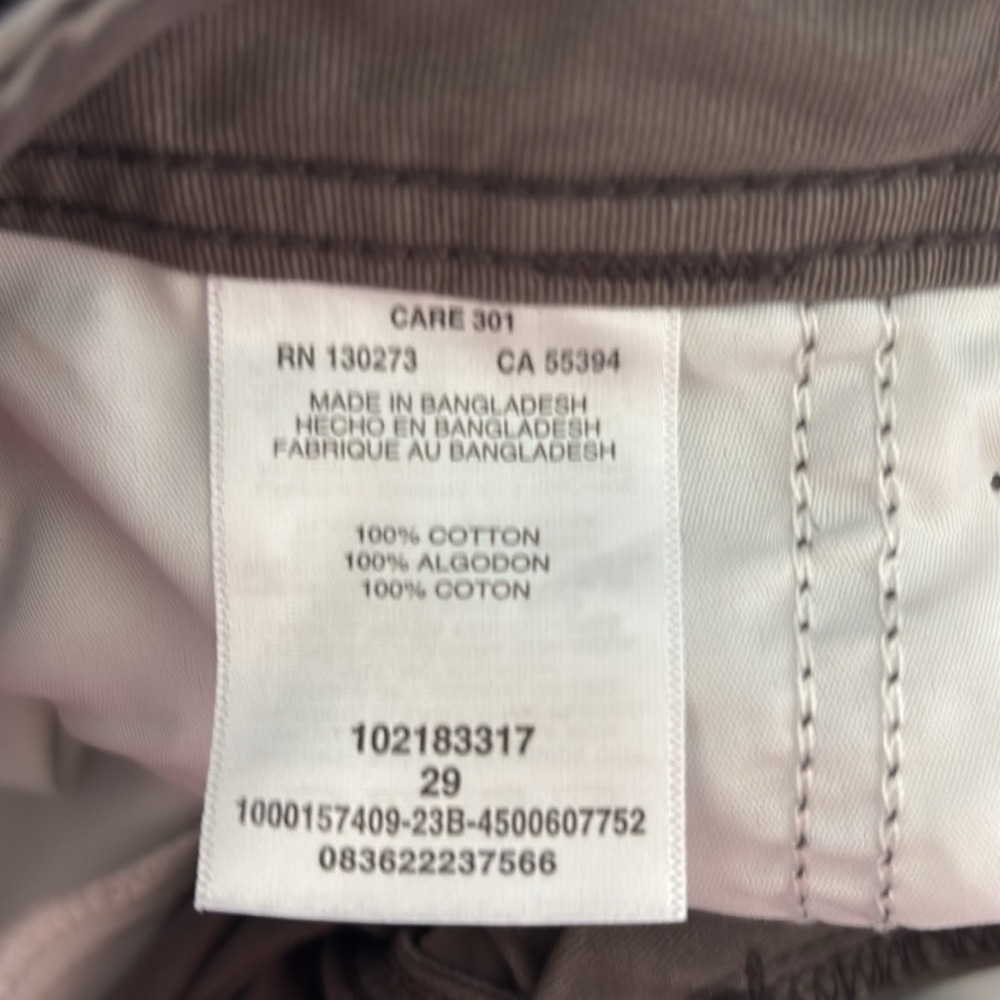 NWT Lee Men's Dungarees New Belted Wyoming Cargo Short, vapor, 29 waist - Picture 9 of 9